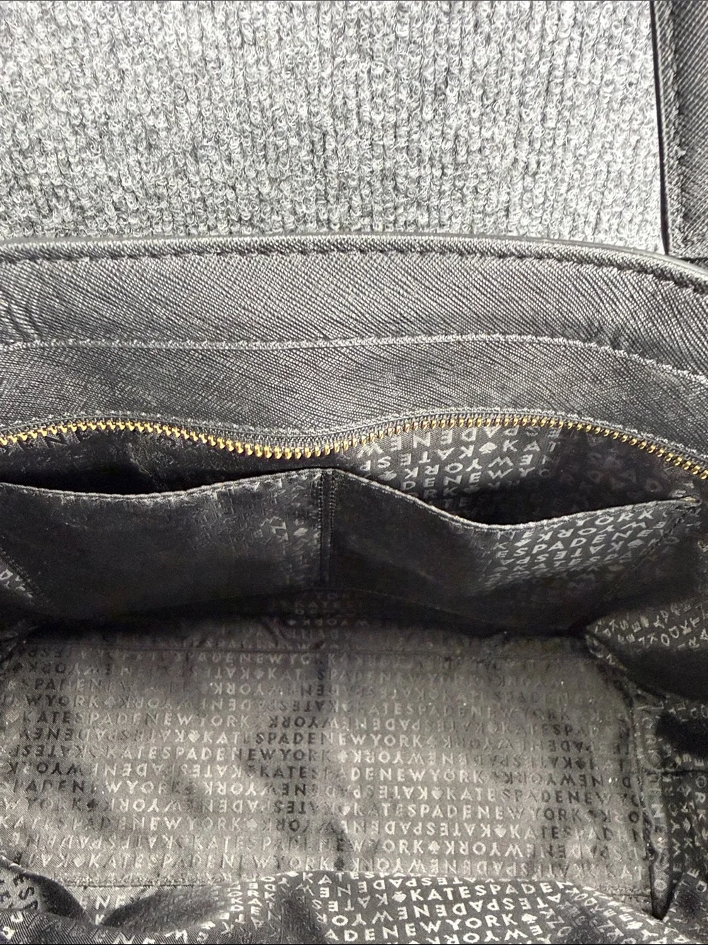 Kate Spade Laurel Way Black Saffiano Leather Medium Dally Tote Bag - Very Nice!